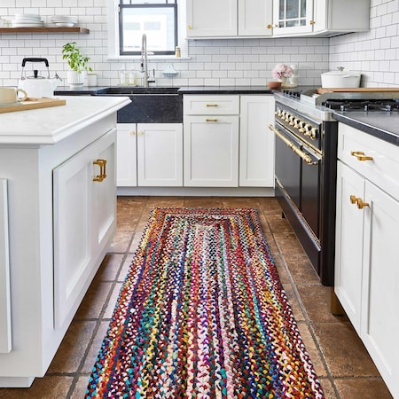 Nuloom Tammara Bohemian Hand Braided Area Rug 2ft 6in x 10ft MGNM04A-26010